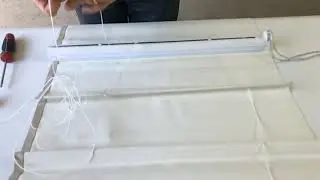 Roman Blind is Crooked - How to Replace a Spool.