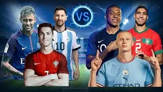 Al Nassr Ronaldo, Psg Messi, Psg Neymar 🆚 Man City Haaland, RM Vinicius, Psg Mbappe 😯🔥   YouTube
