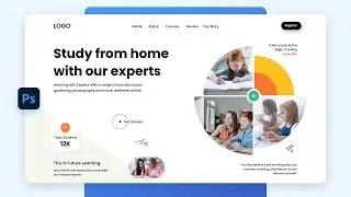 🤫SOME SECRET TOOL FOR Landing Page Design in Photoshop | Web Design in Photoshop