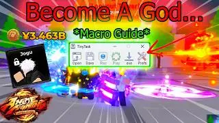 How To Use Macro In Anime Fighting Simulator To Become Op!  (Roblox)