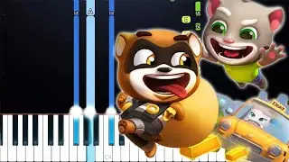 Talking Tom Hero Dash - Boss Theme (Piano Tutorial)
