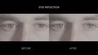 Laptop Screen Reflection in Eyes VFX Shot - (VFX Breakdown - Before/After) - Adobe After Effects