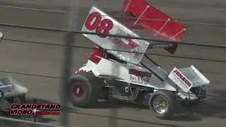 Katelyn Krebsbach gets first checkered flag in a sprint car!