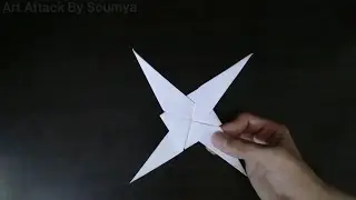 Making Paper Ninja Shuriken | Origami Ninja star