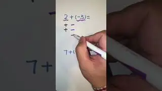 How to add Negative integers | Adding integers 