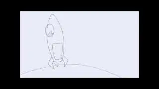 Touchdown - spaceman animation