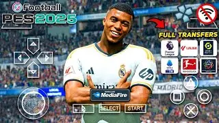 EFOOTBALL PES 2025 PPSSPP DOWNLOAD REAL FACES NEW KITS UPDATE BEST GRAPHICS