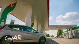 Timelaps Tatneft / таймлапс - заправка "Татнефть"