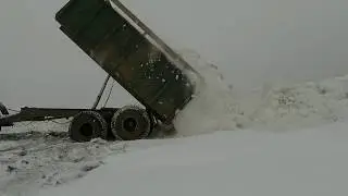 Украл снег )))) Вывоз снега.