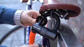How-To use Part 4: Rahmen + Sattel anschließen – tex-lock Fahrradschloss Größe S