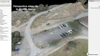 Fotogrametría con dron para cálculos en accidentes simulación