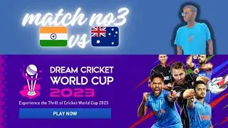 Ind 🇮🇳 vs Aus 🇭🇲 dream cricket world Cup 23