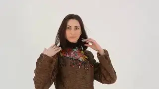 Вышивка под заказ по меху норки, каракуля. Купить пальто из каракуля