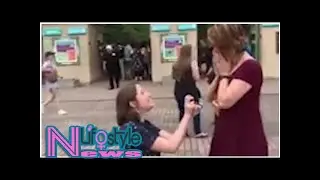 Couple shares footage of ‘double proposal’
