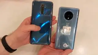 OnePlus 7T - неожиданная распаковка в цвете Glacier Blue;)