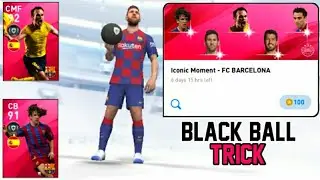 Black Ball Trick In Iconic Moment - FC Barcelona Box Draw || PES 2020 Mobile