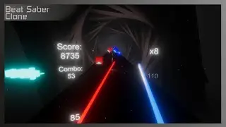 Beat Saber Clone (made in Unity)