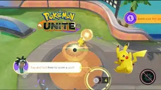 MY FIRST POKEMON UNITE 🔥 GAMEPLAY 🎮 {PIKACHU IS OP 😍} #1