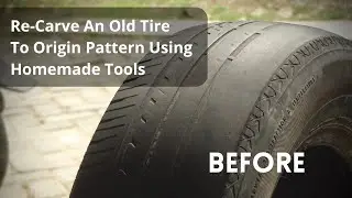 RE-CARVE OLD TIRE BRIDGESTONE TECHNO