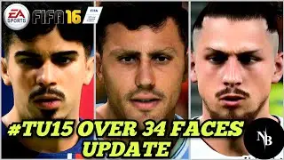 FC24 TO FIFA 16 MOBILE TITLE UPDATE #15 FACEPACK OVER 34 FACES!