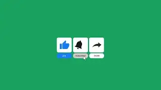 Like Subscribe & Share animation green screen background | green screen animtion subscribe button