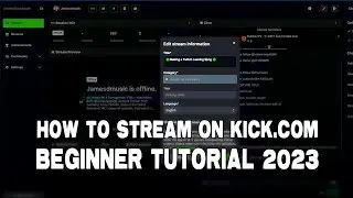How To Stream On Kick With OBS ⚙️ Best Settings For Streaming On Kick in HD
