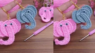 You will be amazed!! I told you about a very cute crocheted miniature elephant model.