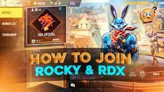 Free Fire V Badge Guild Join | How to Join V Badge Guild | How to Join Elite - Rocky & Rdx Guild