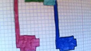 Как я рисую НОТКУ по клеточкам.