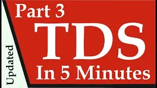 How to Calculate TDS on Salary| what is TDS | Part 3 (HINDI)