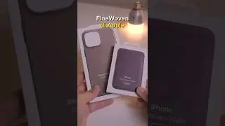 Unboxing accessori in FineWoven di Apple!! #shorts