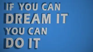 3D Kinetic Typography in After Effects | After Effects Tutorial