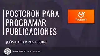 PROGRAMAR publicaciones para FACEBOOK con POSTCRON