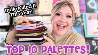 MY TOP 10 BEST EYESHADOW PALETTES OF 2023!