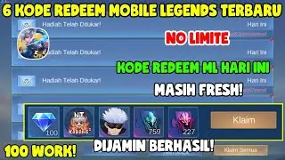 KLAIM 6 KODE REDEEM ML TERBARU KODE REDEEM MOBILE LEGENDS CODE REDEEM ML HARI INI MLBB NEW JUNI 2023