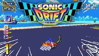 Sonic Drift But It's Actually Fun Now - Sonic Drift 16 Bit - Christmas SAGE 2023 Demo