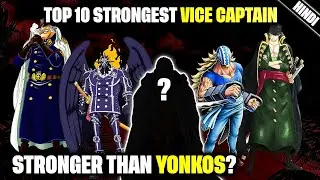 Top 10 Strongest Vice Captain in One Piece History | Anime hub #onepiece