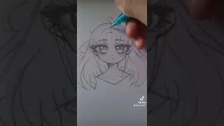 hair drawing tutorial #shorts #arte #short #tutorial #artist #artist