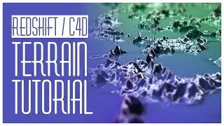 How to create Terrain and render it with Redshift! | CINEMA4D