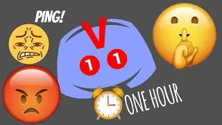 An hour of silence with random Discord pings | Prank your friends