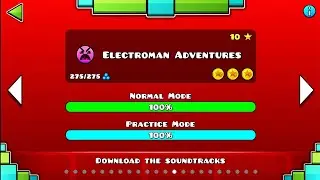 Electroman Adventures 100% [All Coins] | Geometry Dash