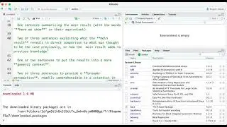 Writing a research paper in R Markdown