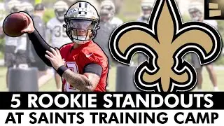 5 Saints Rookies SHOWING OUT At New Orleans Saints Training Camp