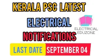 PSC Latest Electrical Notifications | Electrician | KSFDCL | PSC Latest Updates