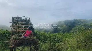 BTS Tree Park visit & seedlings pick up! Love Yourself inspired nest!