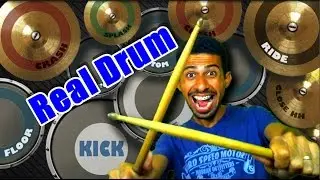 Bateria Eletrônica Portátil - Real Drum