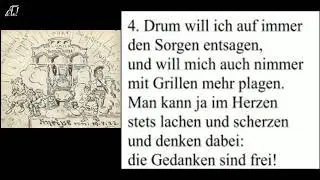 Die Gedanken sind frei (mit Text)