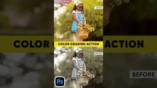 1-Click Color Grading in Photoshop | Before vs After!