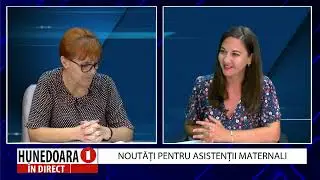 GEANINA IANC, director gen. DGASPC Hunedoara la „HUNEDOARA ÎN DIRECT", realizatoare Petronela TĂMAȘ.