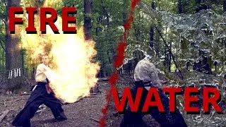 Thunder, Water, Flame, Wind Breathing Techniques: Demon Slayer in REAL LIFE